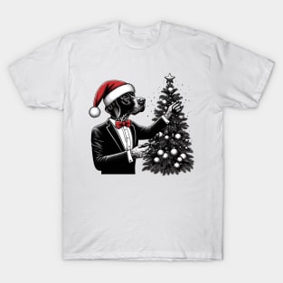 German Shorthaired Pointer Dog Christmas T-Shirt